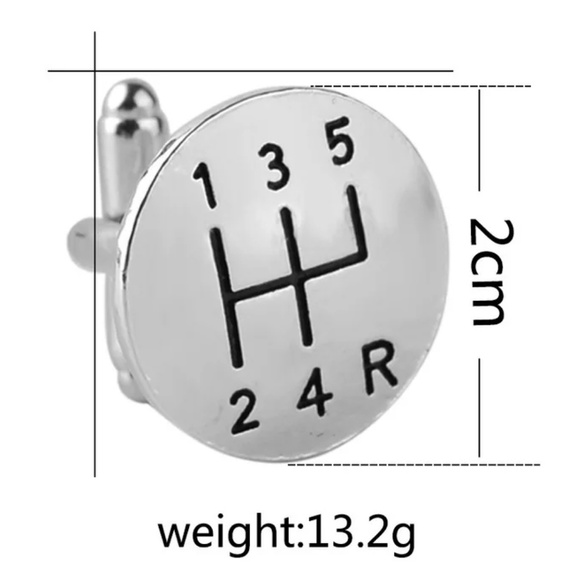 Fun Manual Car Stick Shift Cuff Links - Picture 3 of 5